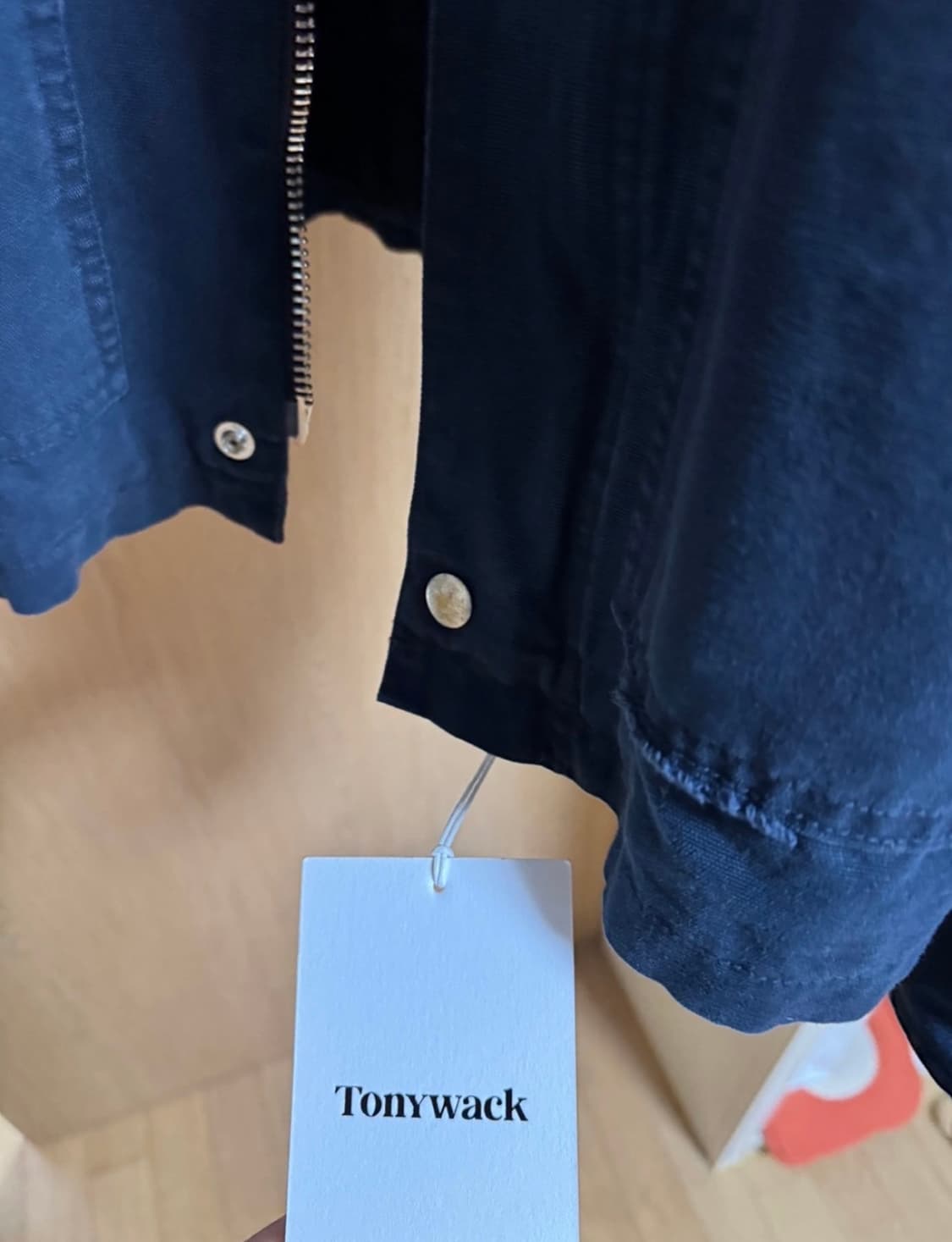 24fw 토니웩 레더 워크 자켓 판매합니다.(52사이즈) 상품이미지4