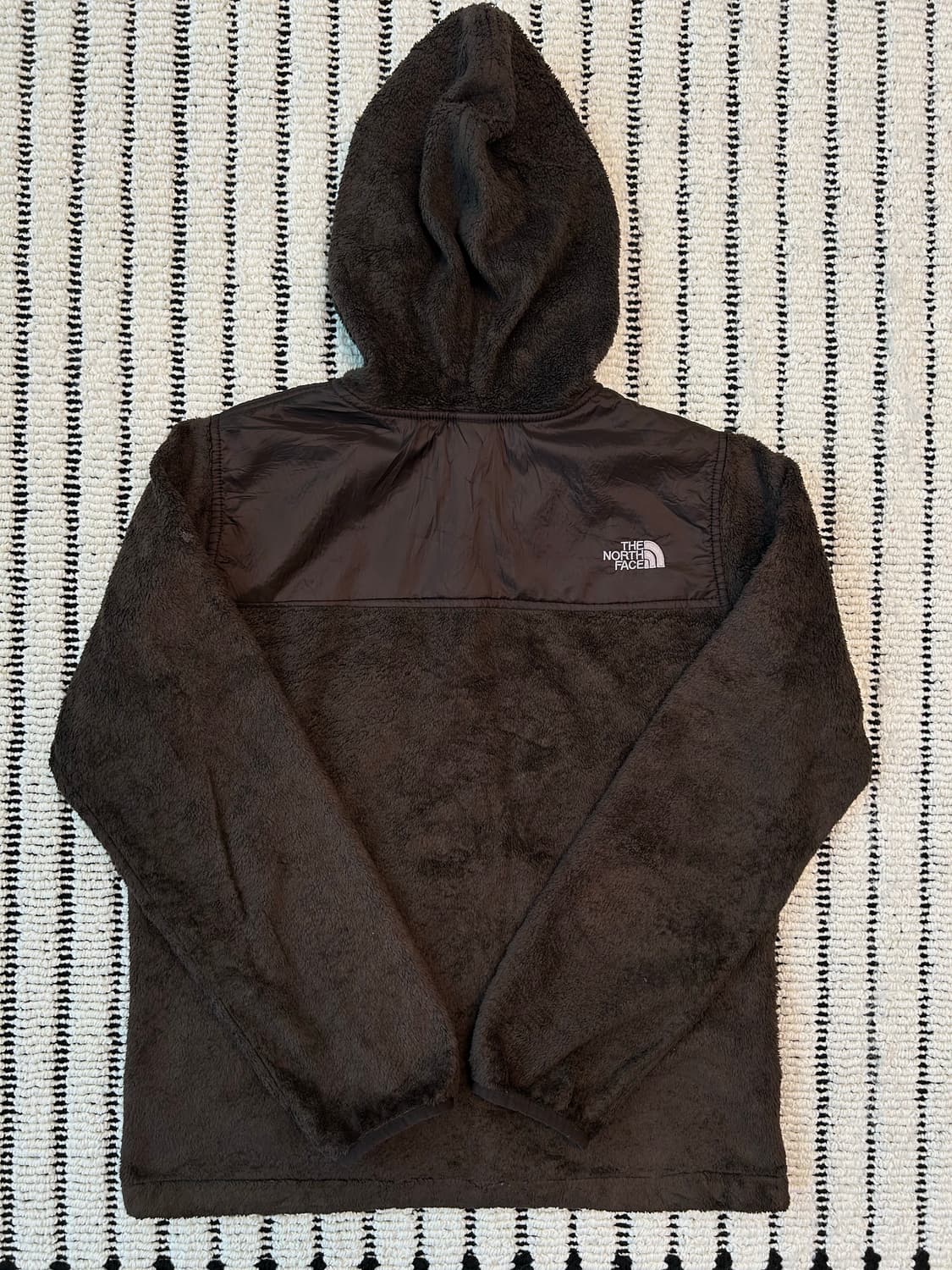 노스페이스 후드 플리스 브라운컬러 상품이미지2