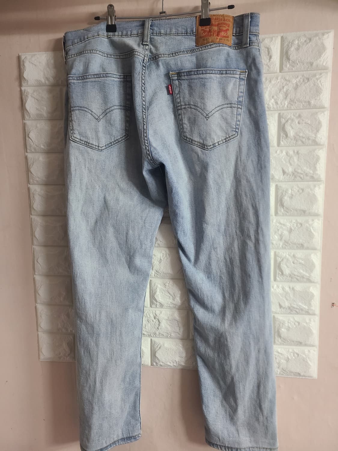 리바이스 511 연청바지 (W34) 상품이미지5