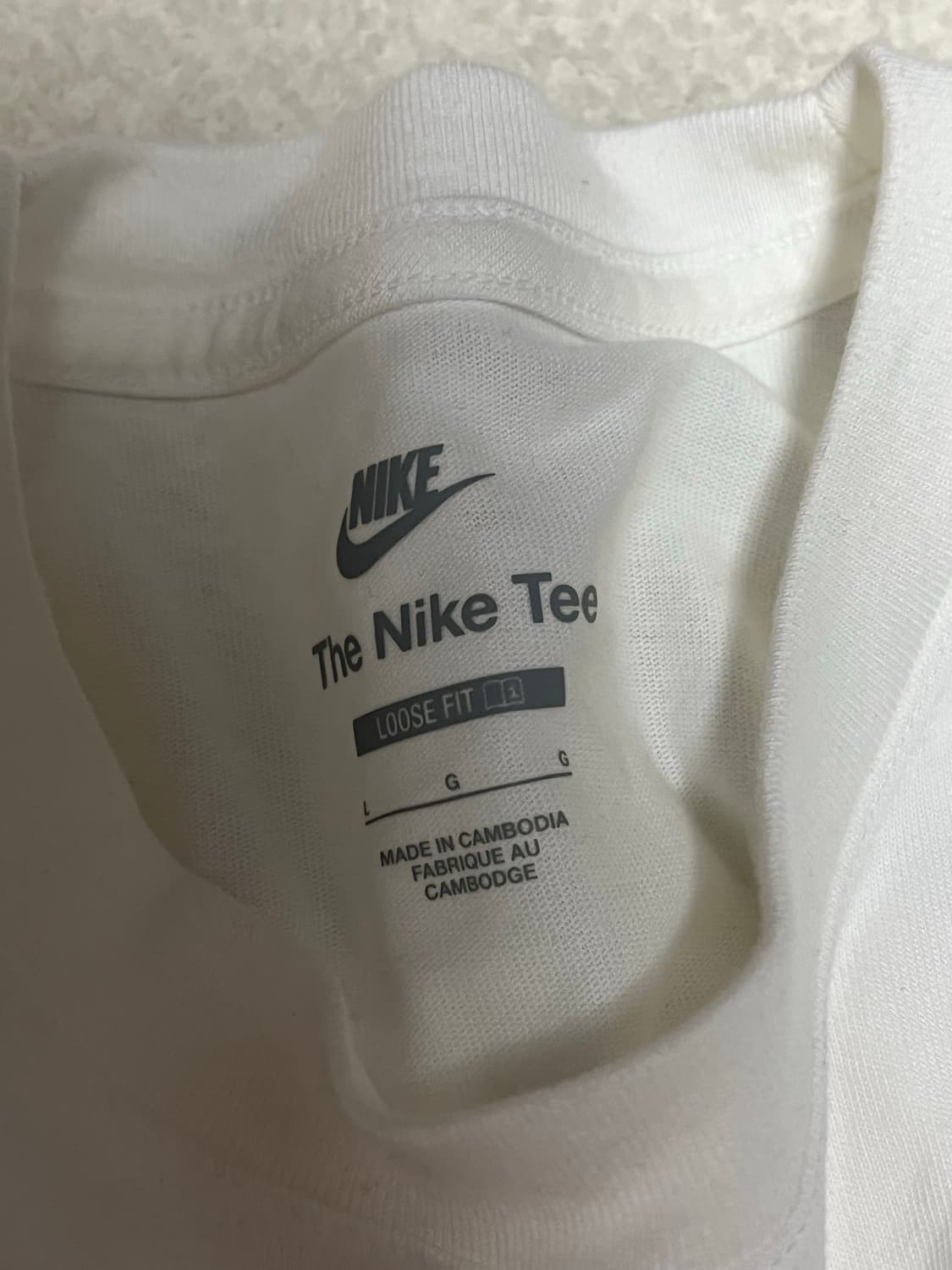 나이키 빅로고 티셔츠 상품이미지3