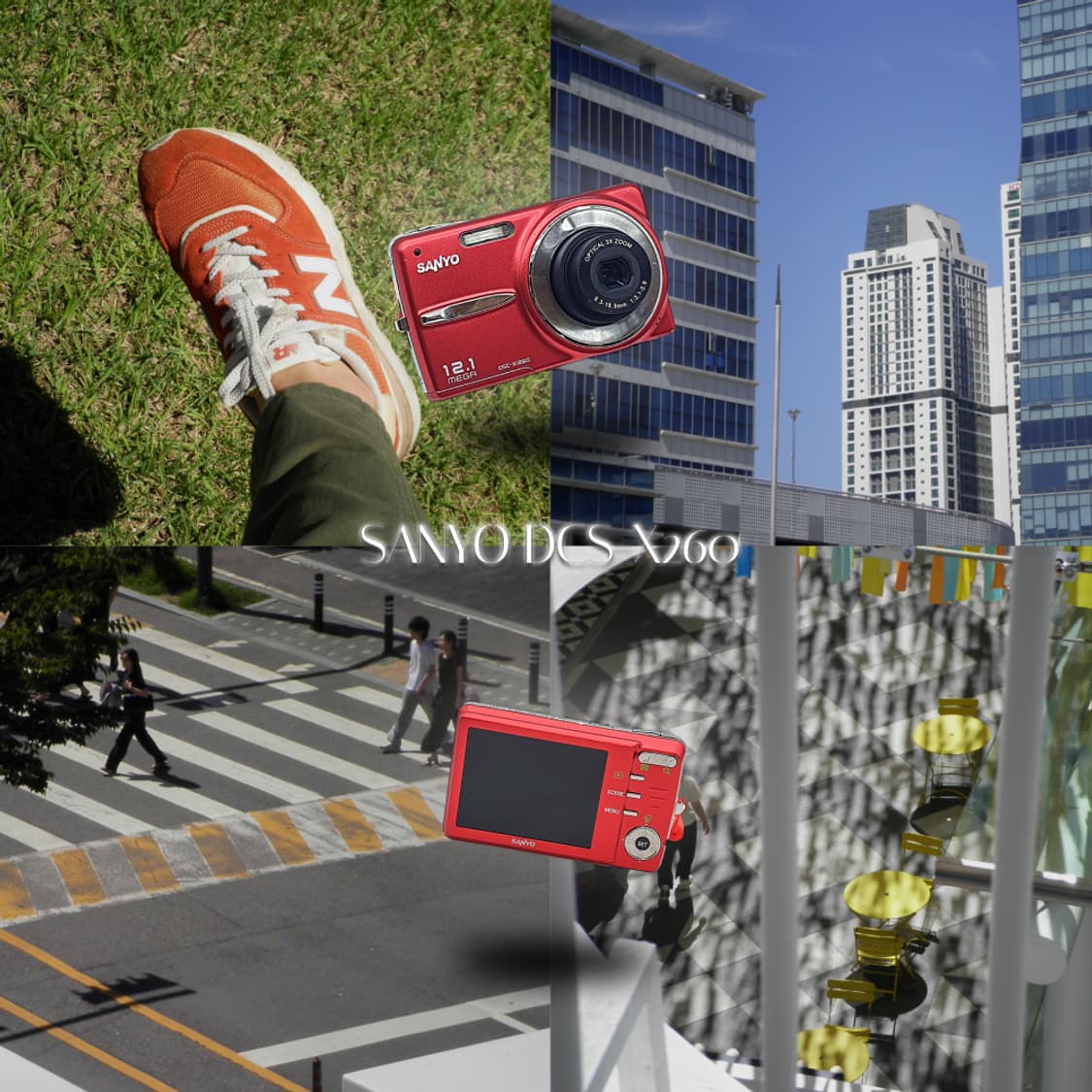 작례⭕️  산요 dsc-x1260 레드버건디🍷 (품번_BB196)  상품이미지1