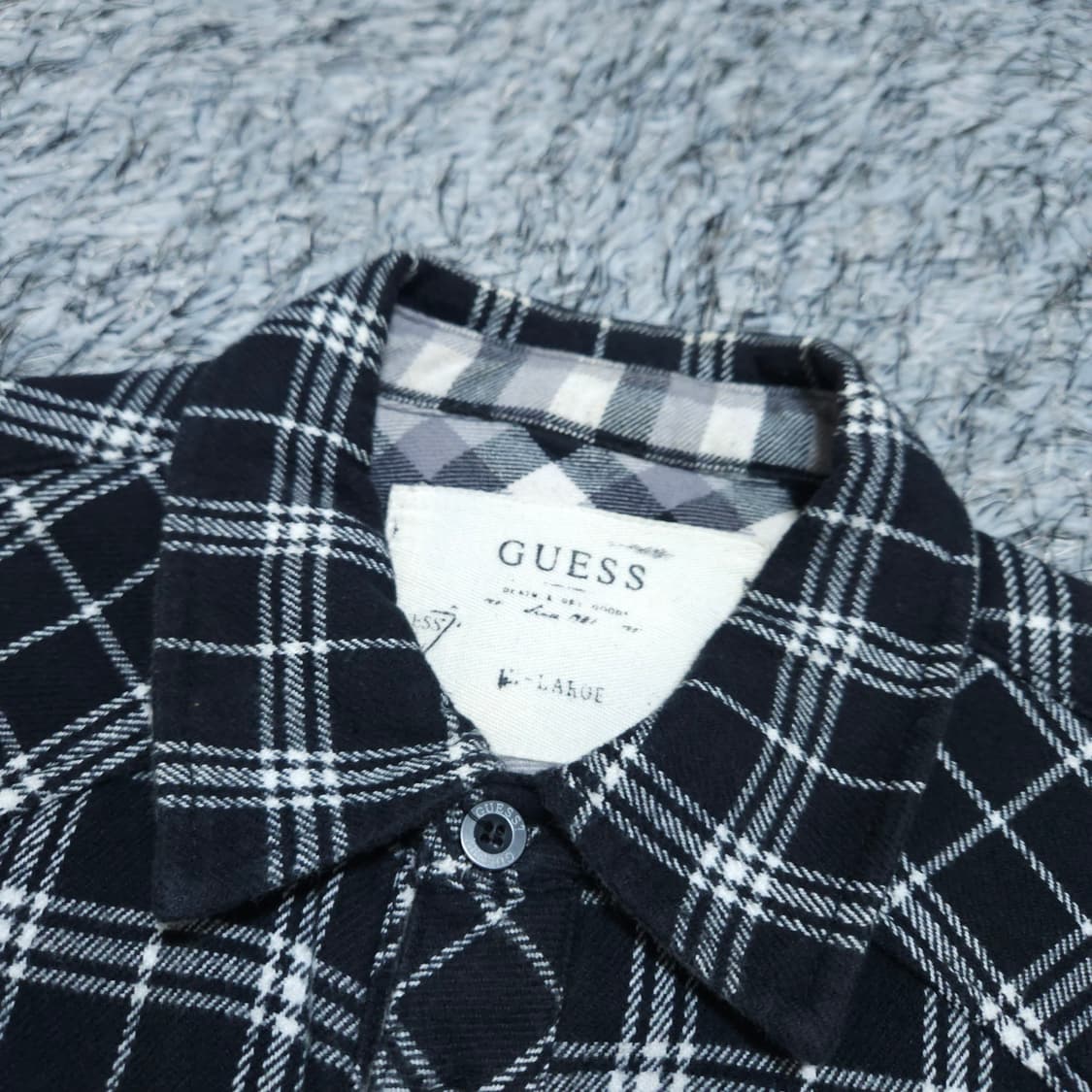 게스Guess)95 남자 겨울셔츠 체크남방 / 왕눈이샵 상품이미지8