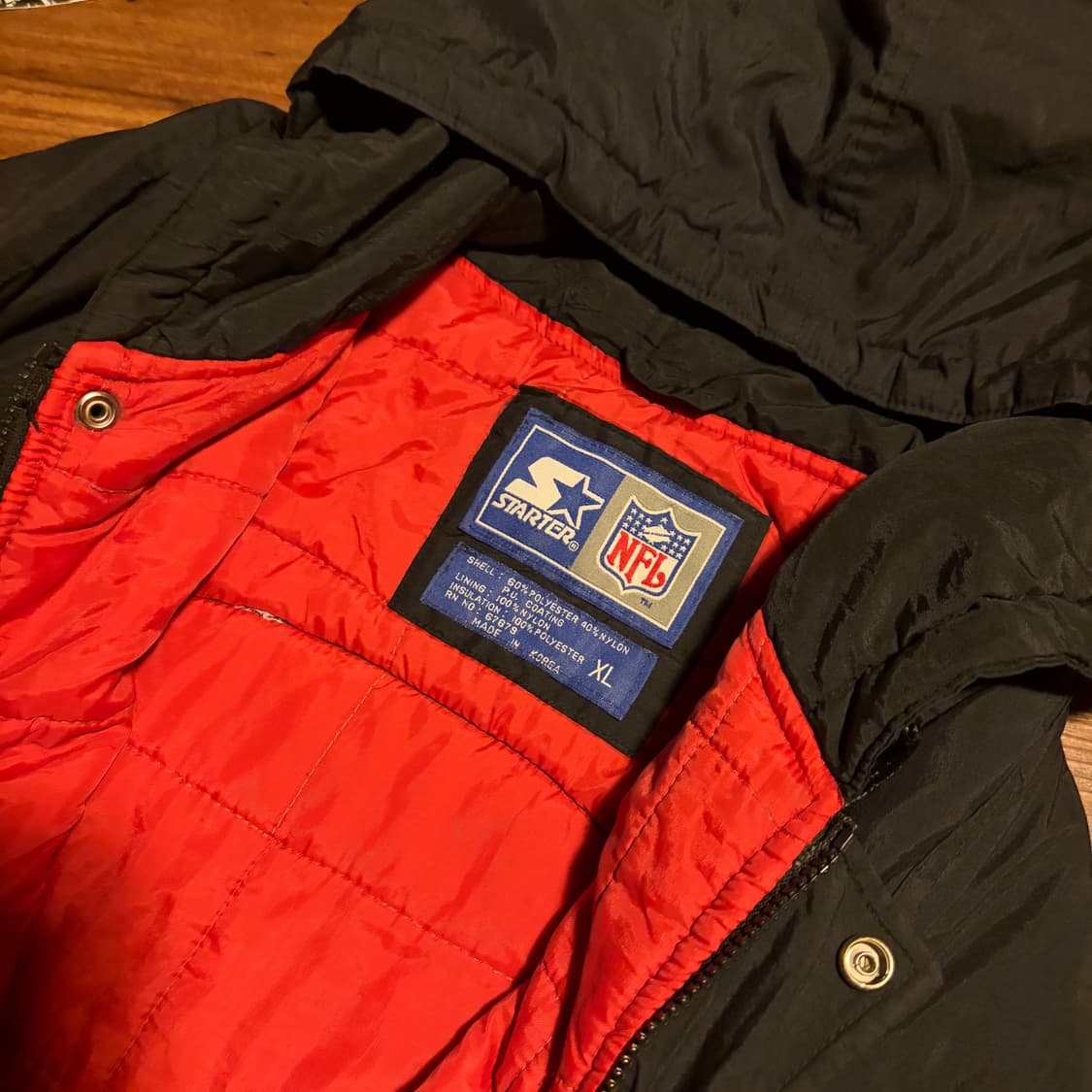 90S STARTER 49ERS HOODED JACKET XL 상품이미지6