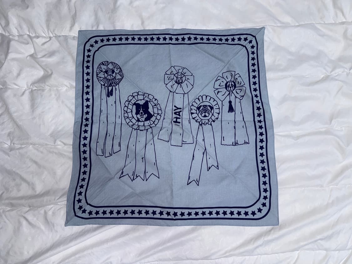 HAY Dogs Scarf Light Blue 헤이 도그 스카프 하늘색 상품이미지2