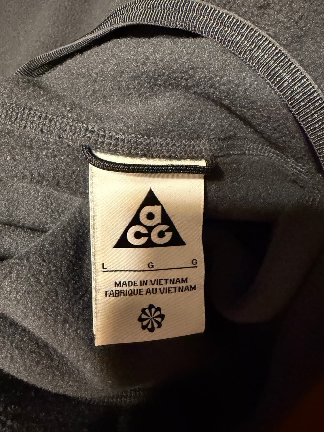 나이키 ACG 폴라텍 울프 트리 풀오버 후드  L  상품이미지4