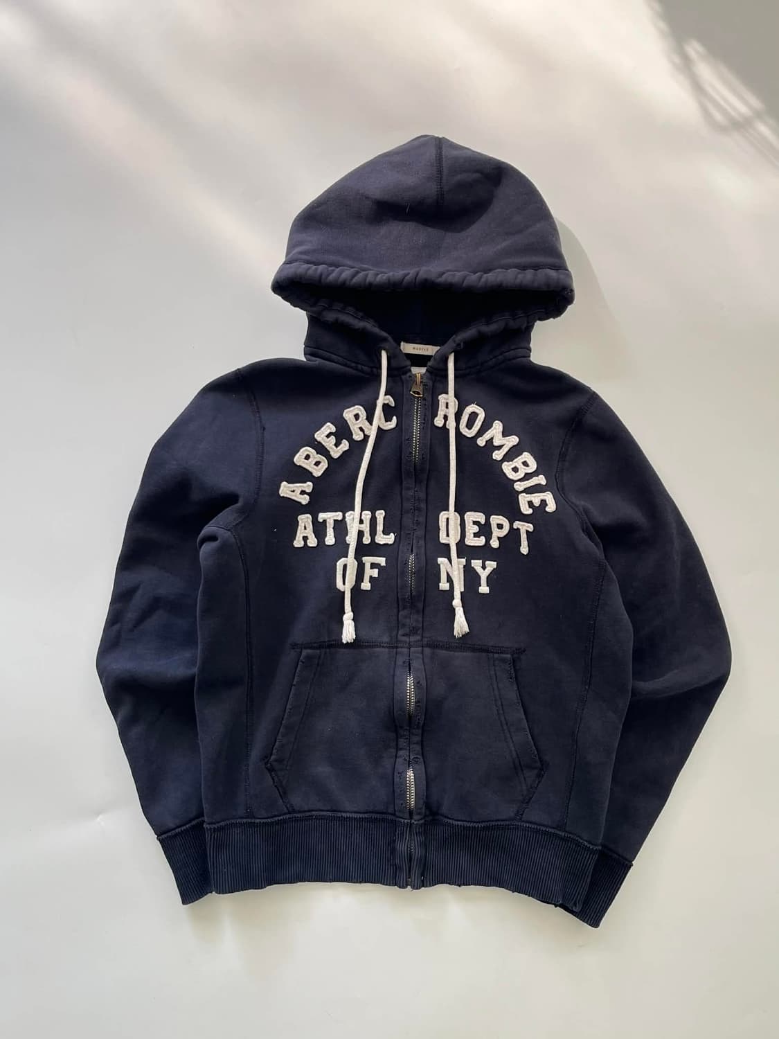아베크롬비 y2k 양홍원st 블랙 올드스쿨 스웻 후드집업 희귀져지(M) 상품이미지2