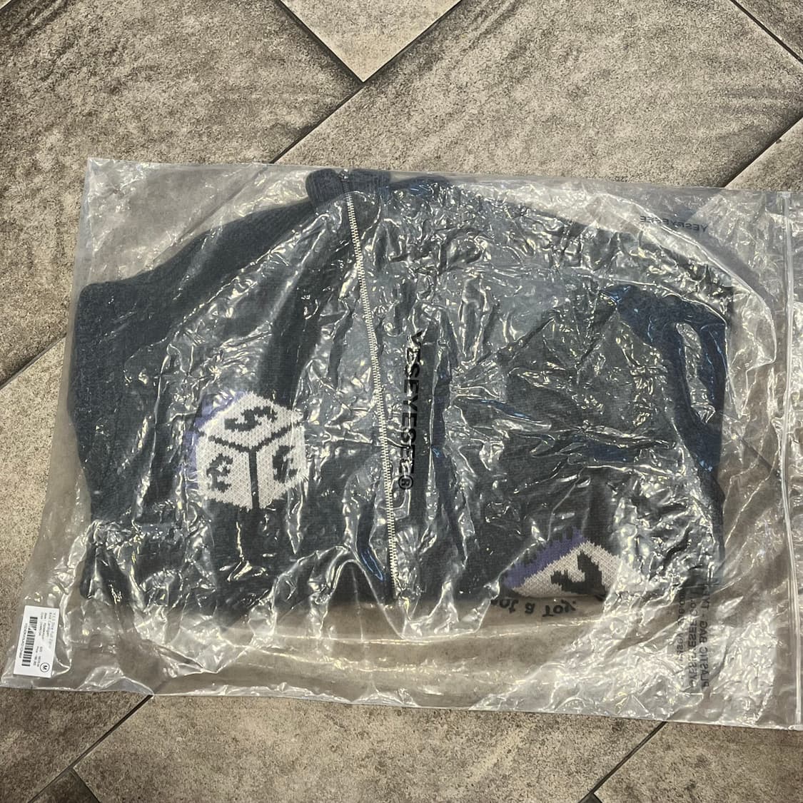 [택포](m) 예스아이씨 다이스 풀집업 가디건 챠콜 상품이미지6