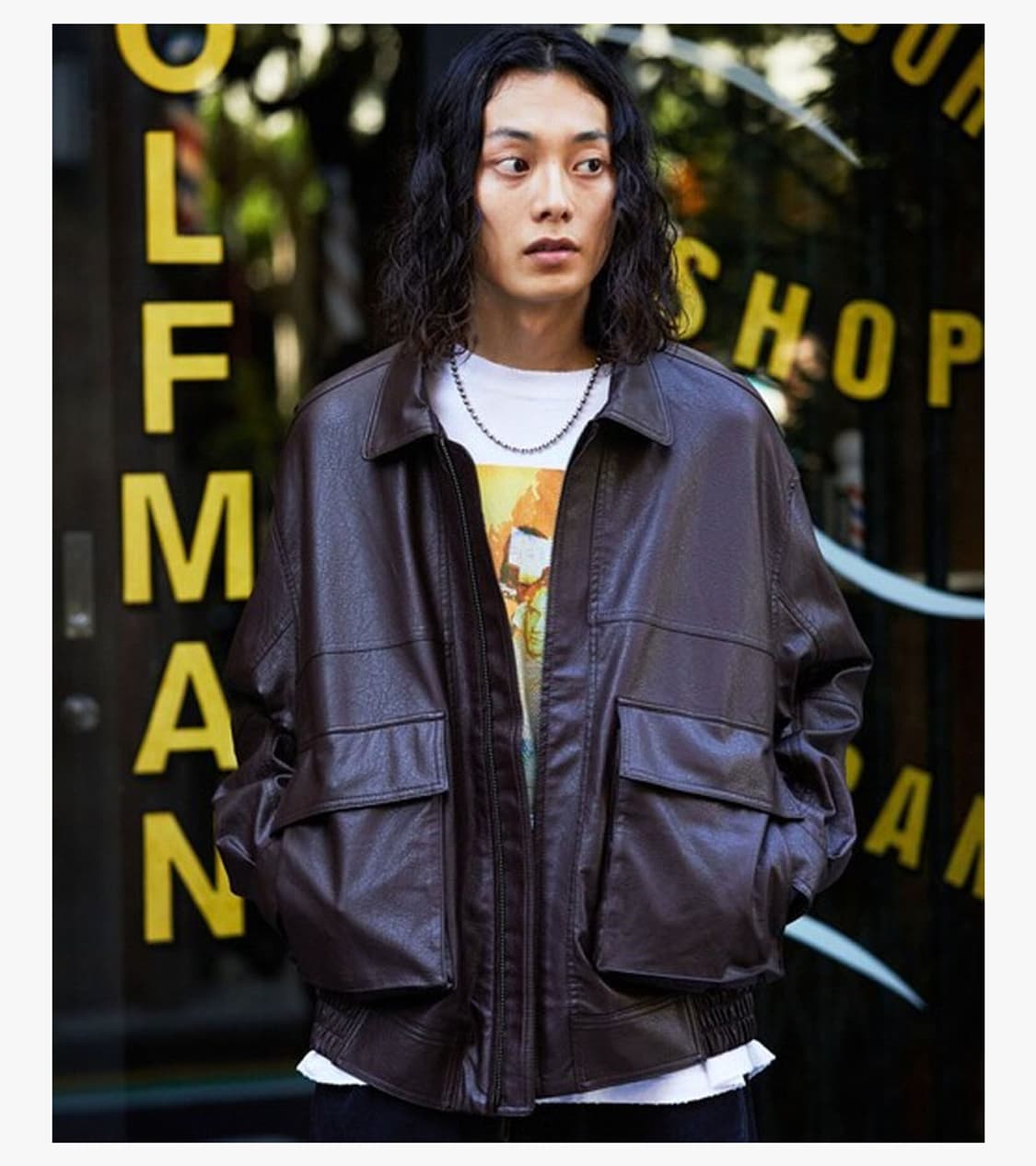 FREAK’S STORE - LEATHER BLOUSON 상품이미지3
