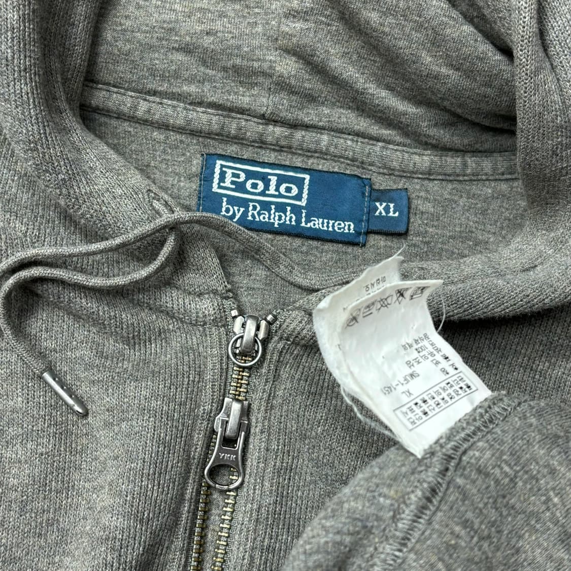 폴로 랄프로렌 그레이 투웨이 니트 후드집업 상품이미지6