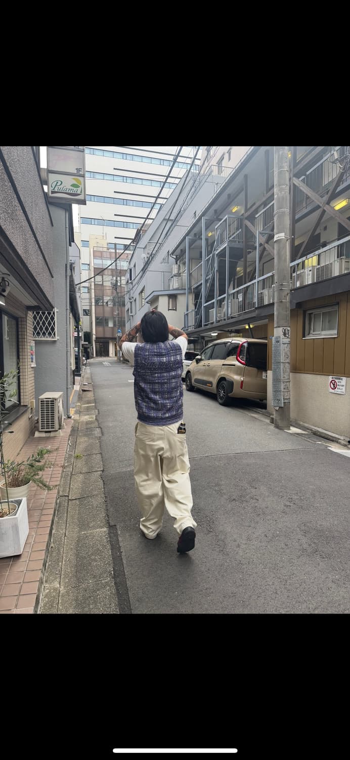 supreme speckled zip up sweater vest 상품이미지2