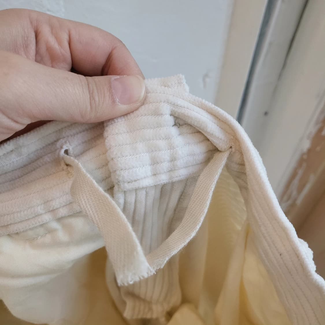 GU 크림화이트 코듀로이 팬츠 상품이미지5