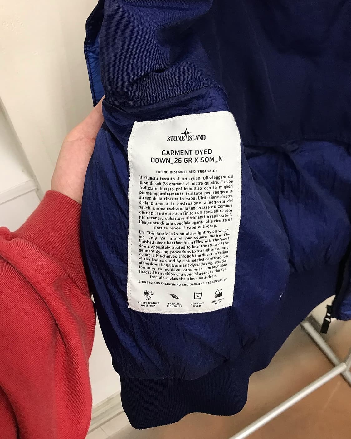 스톤아일랜드 가먼트 다잉 패딩 조끼 베스트 상품이미지4