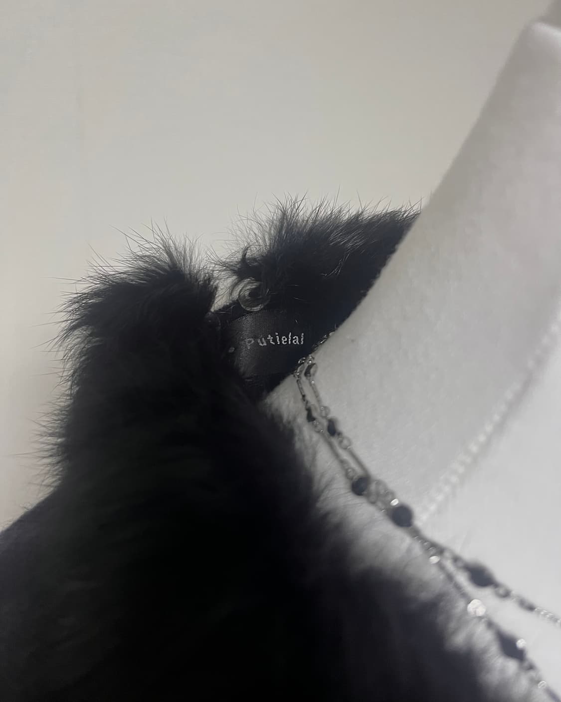 오네갸루 반팔 니트 딱붙원피스 고스 고딕 상품이미지6