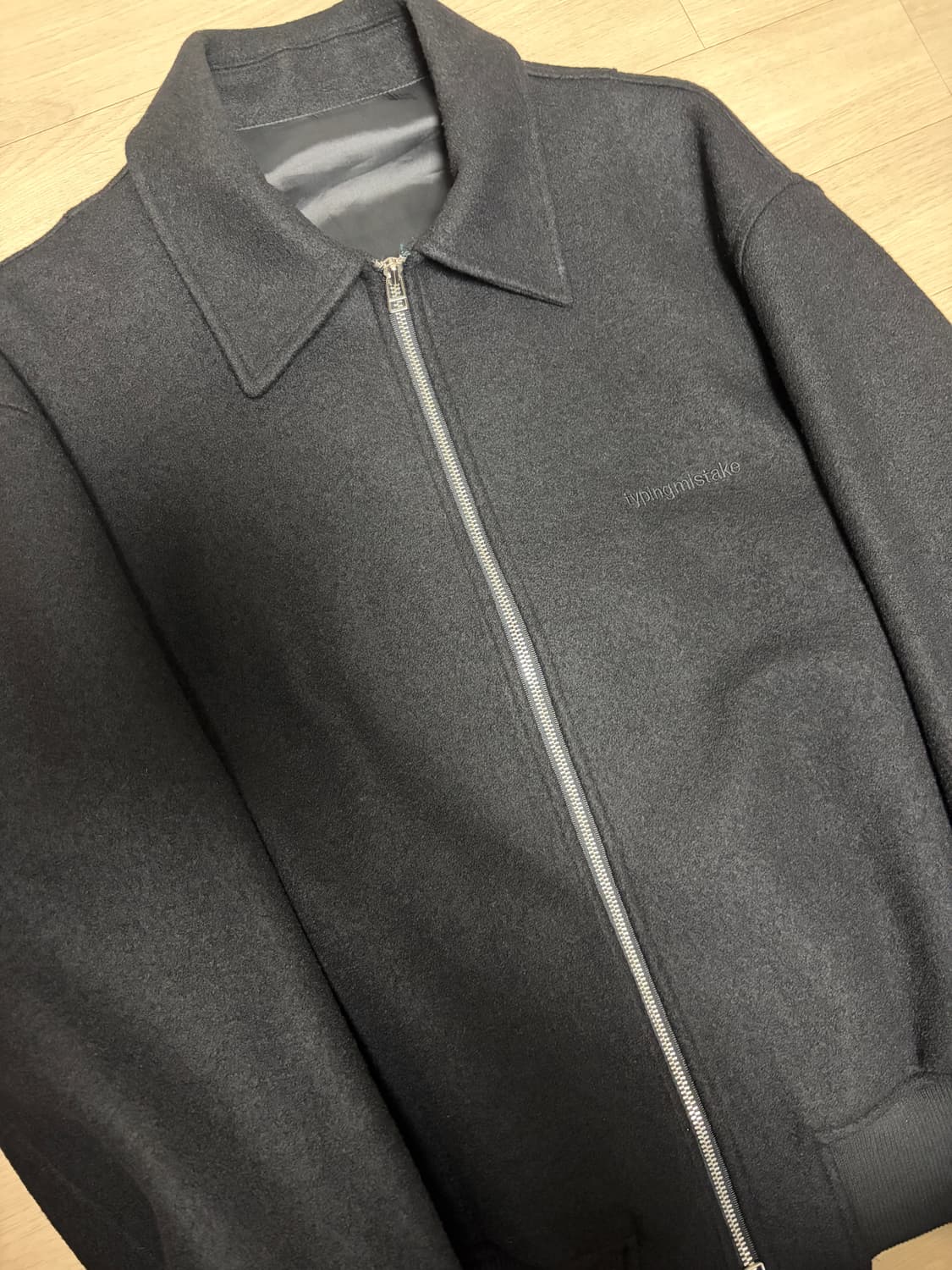 타이핑 미스테이크 22애프터썸머 블루종 M 상품이미지4