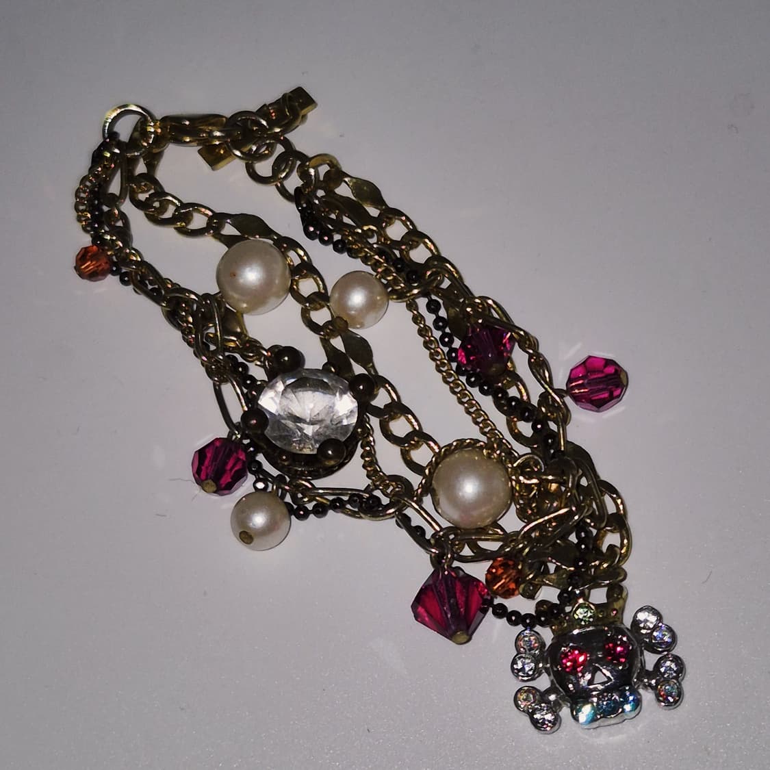 06s 한정 안나수이 스컬 레이어드 팔찌 상품이미지6