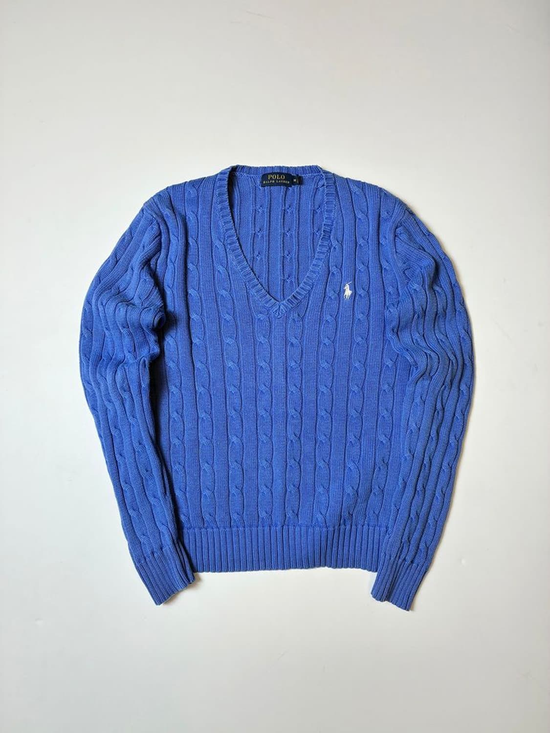 폴로 랄프로렌 코튼 브이넥 꽈배기 니트 PN8225 상품이미지1