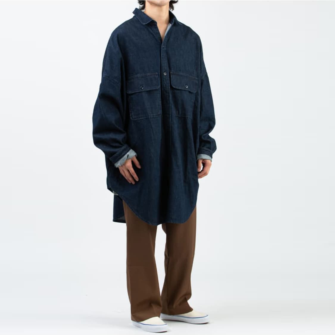 캐피탈 12oz 데님 CPO/슬래피 셔츠 코트 3사이즈 상품이미지4