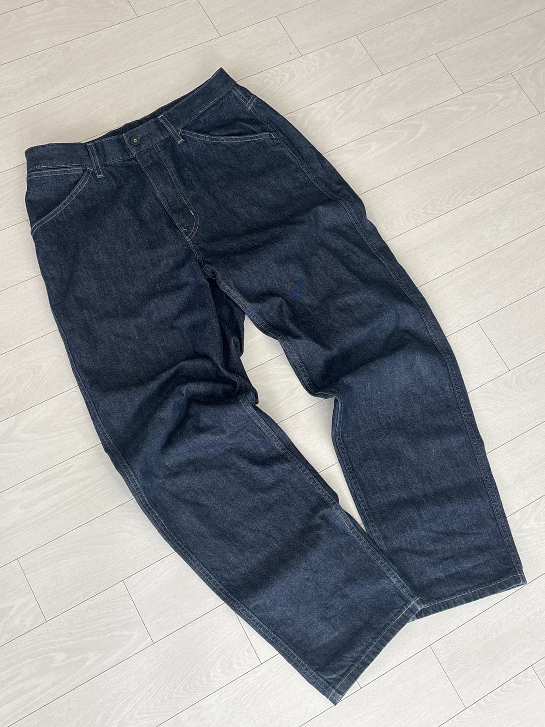 유니클로 와이드 핏 진 상품이미지1