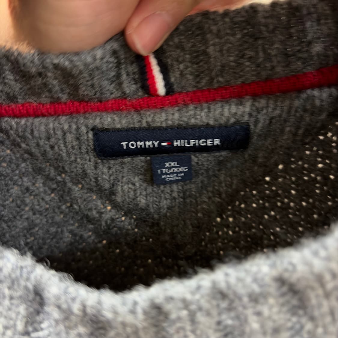 타미힐피거 울혼방 니트 상품이미지4