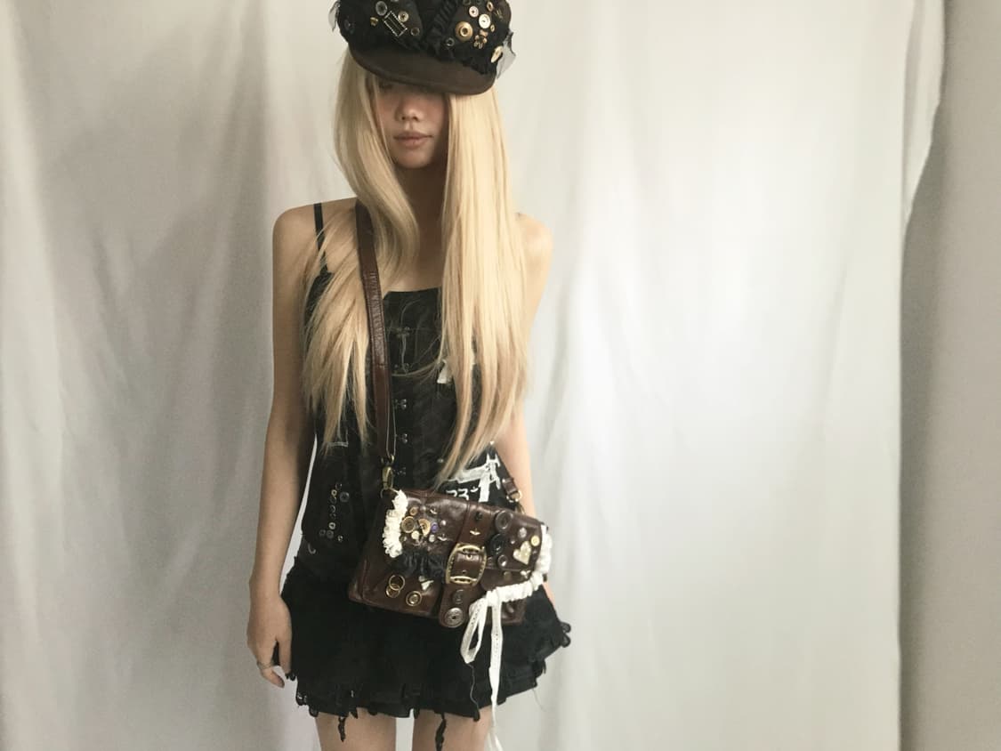 Custom🐾)Western antique charm mini bag 상품이미지5