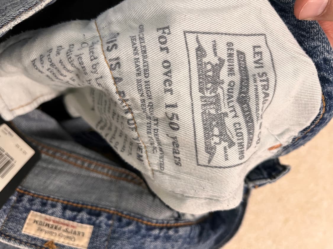 [새상품] 리바이스 568 32*32 린넨+ 데님, 여름 청바지 끝판왕 상품이미지9