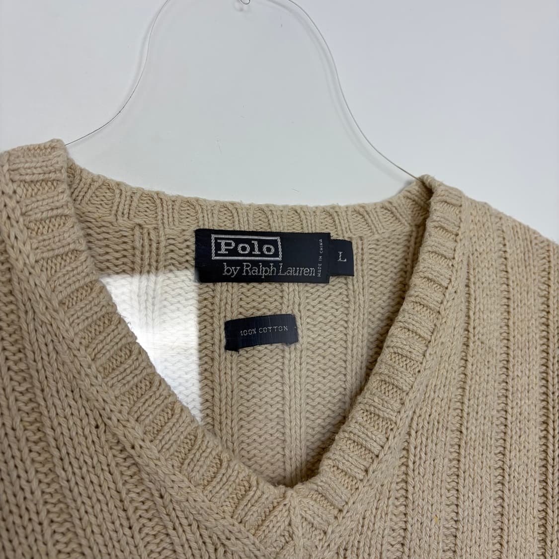 폴로 랄프로렌 브이넥 니트 티셔츠 상품이미지2