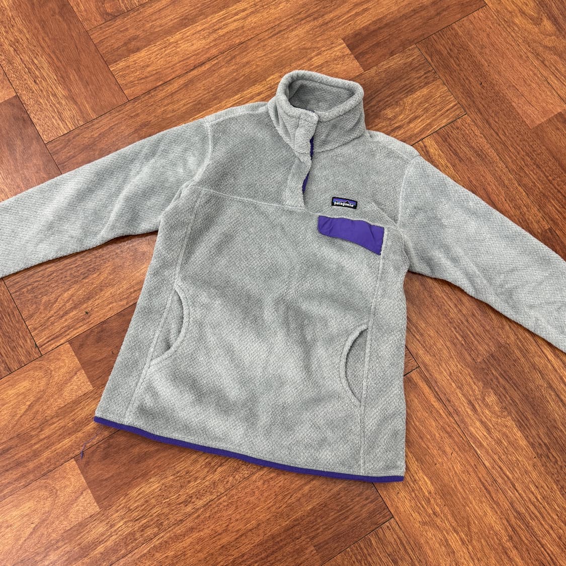 여성용 L 파타고니아 리툴 스냅 반집업 플리스  상품이미지3