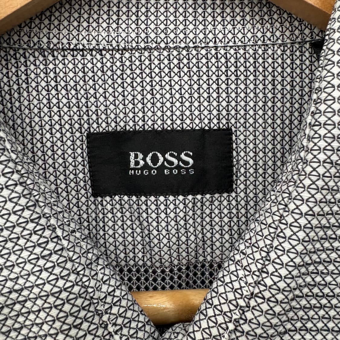 보스 BOSS 패턴 셔츠 남방 남성 M 상품이미지4