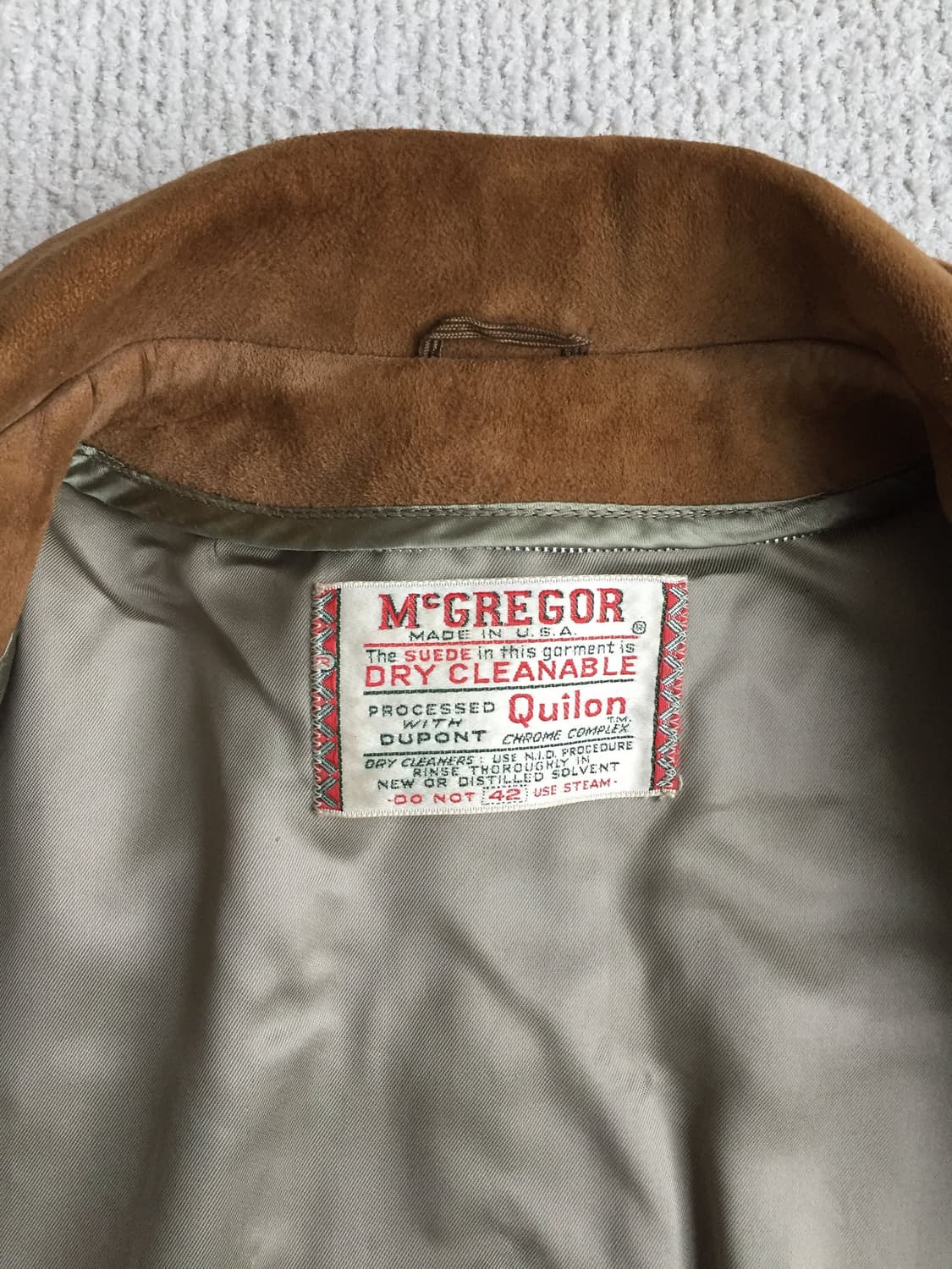 60’s McGREGOR 맥그리거 스웨이드 카코트 상품이미지9