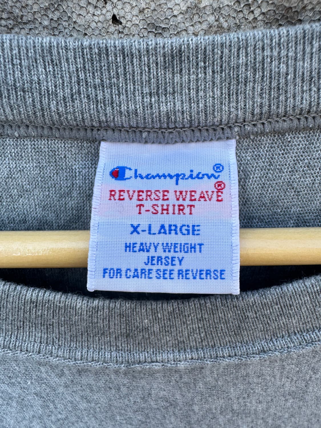 챔피온 제팬 빈티지 리버스위브 프린팅 반팔 티셔츠 xl 상품이미지3