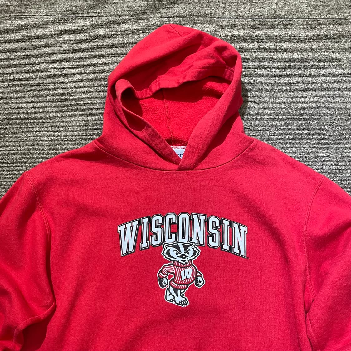 (XL) Champion 챔피온 위스콘신 유니버시티 프린팅 후드티 상품이미지3