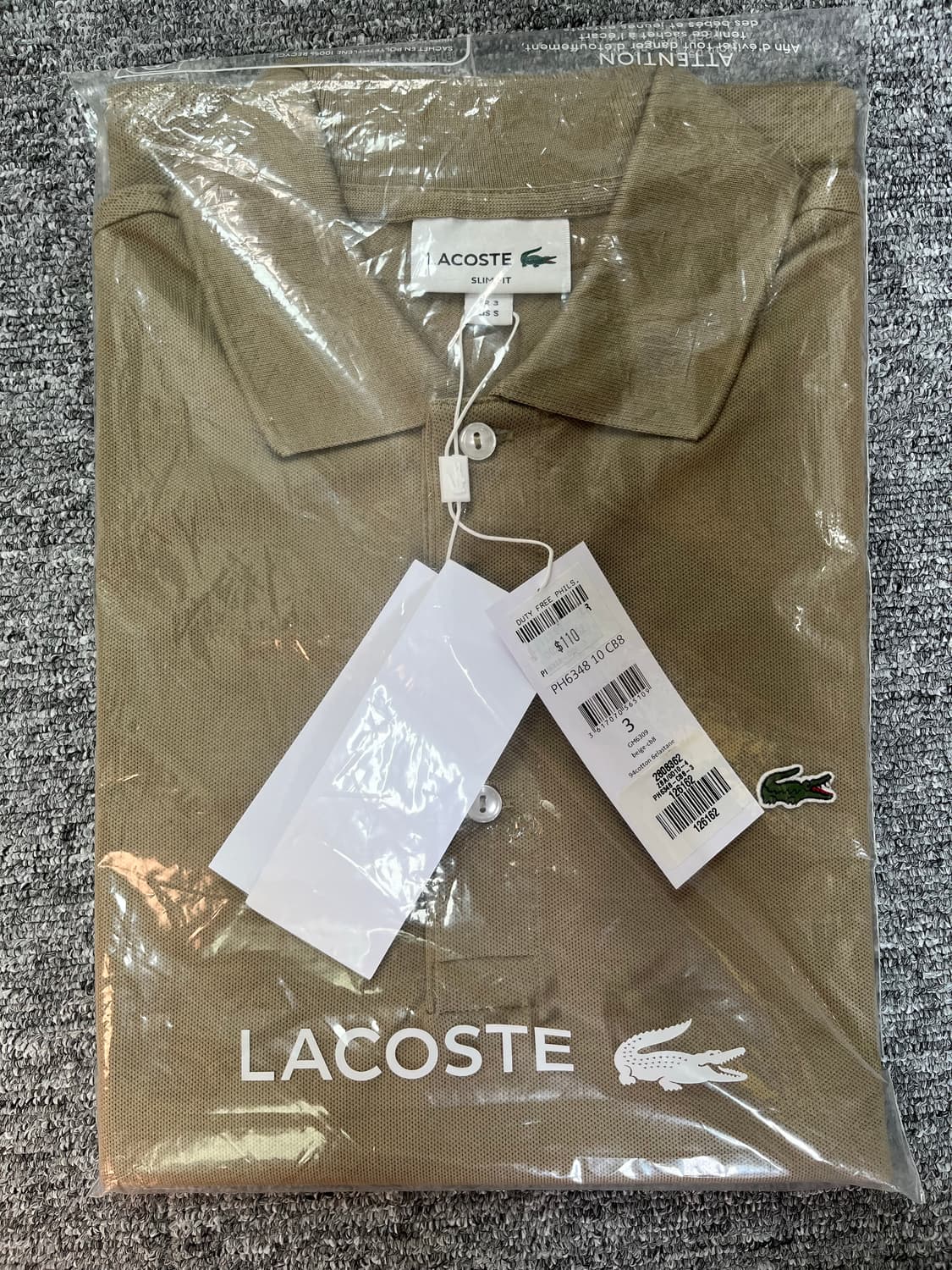 라코스테 카멜 폴로셔츠 새상품 상품이미지3