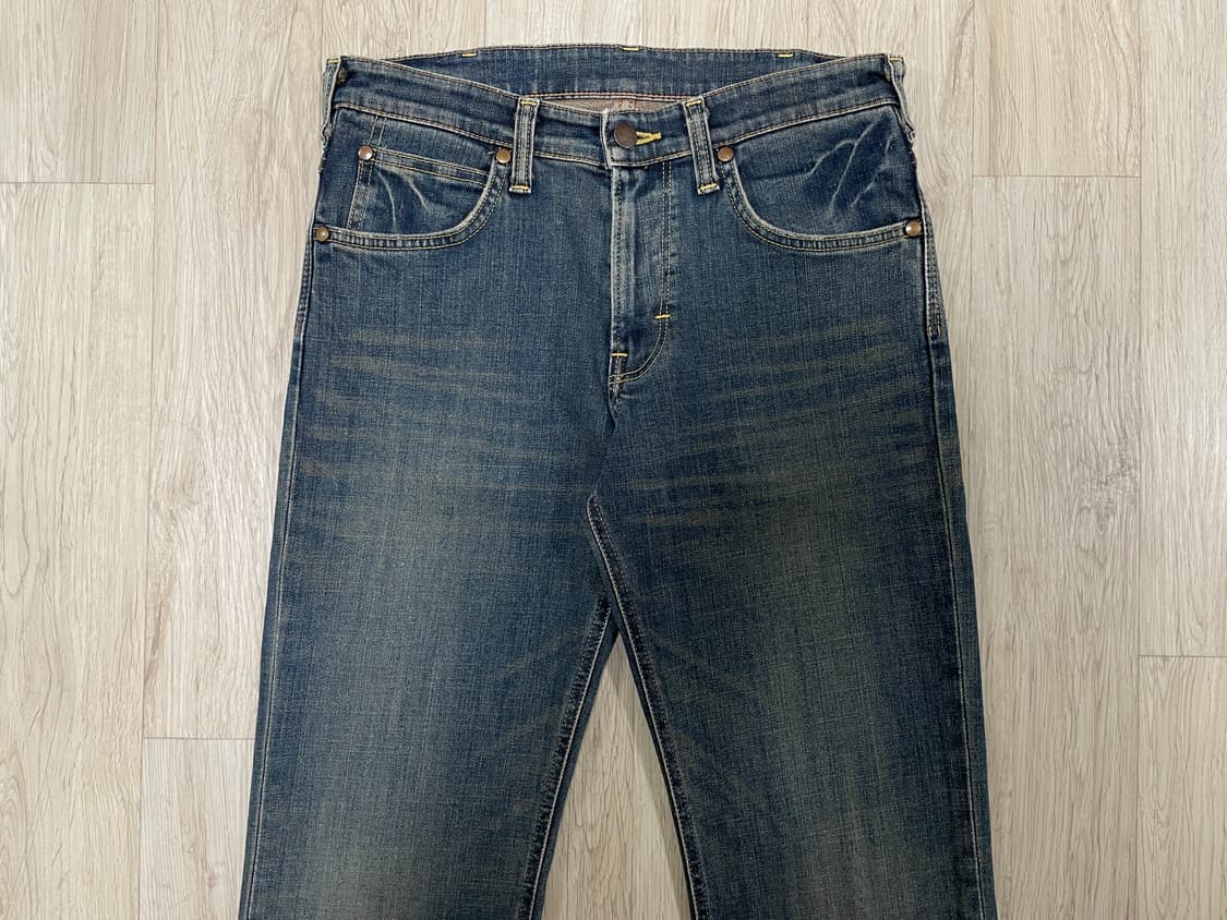 29~30) 70's 복각 랭글러 재팬 오일워싱 데님팬츠 상품이미지4