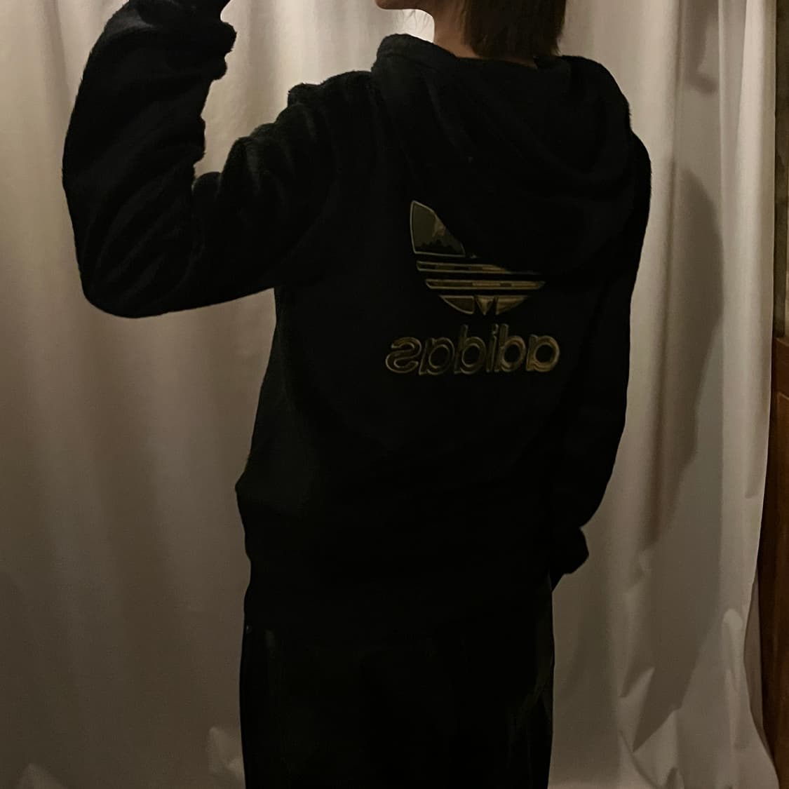 아디다스 플리스 후드집업 상품이미지3