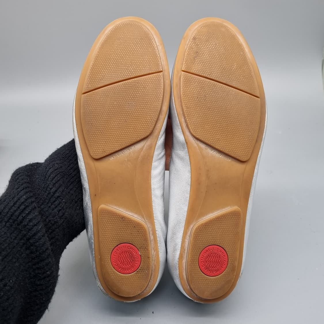 핏플랍 발레리나 실버 플랫슈즈41 260 상품이미지3