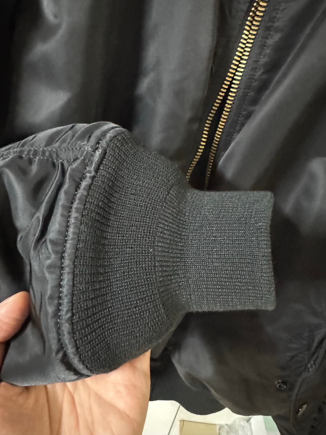 알파인더스트리 ma-1 블랙 XL 상품이미지2