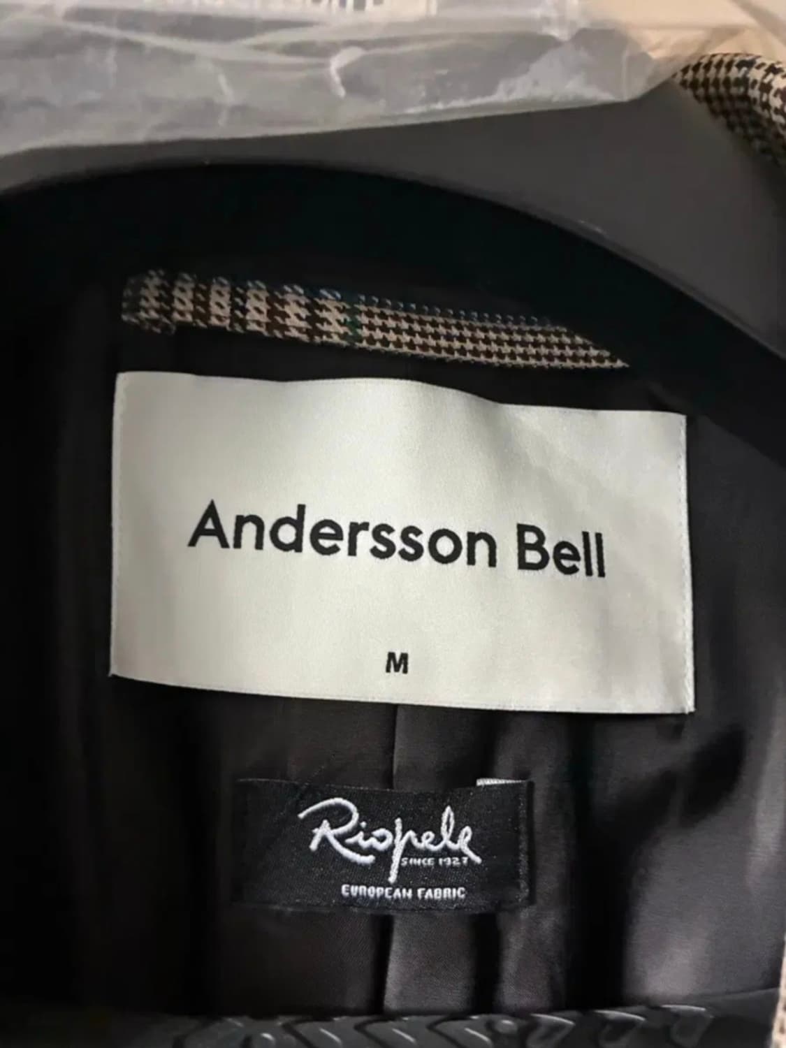 앤더슨벨 체크 더블 자켓 M 상품이미지4