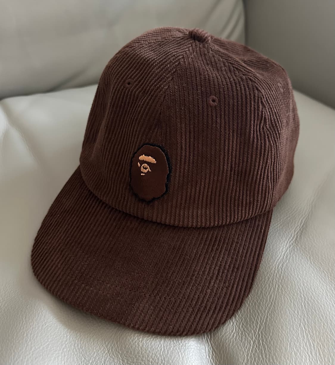 베이프 코듀로이 헤드 캡 모자 상품이미지1