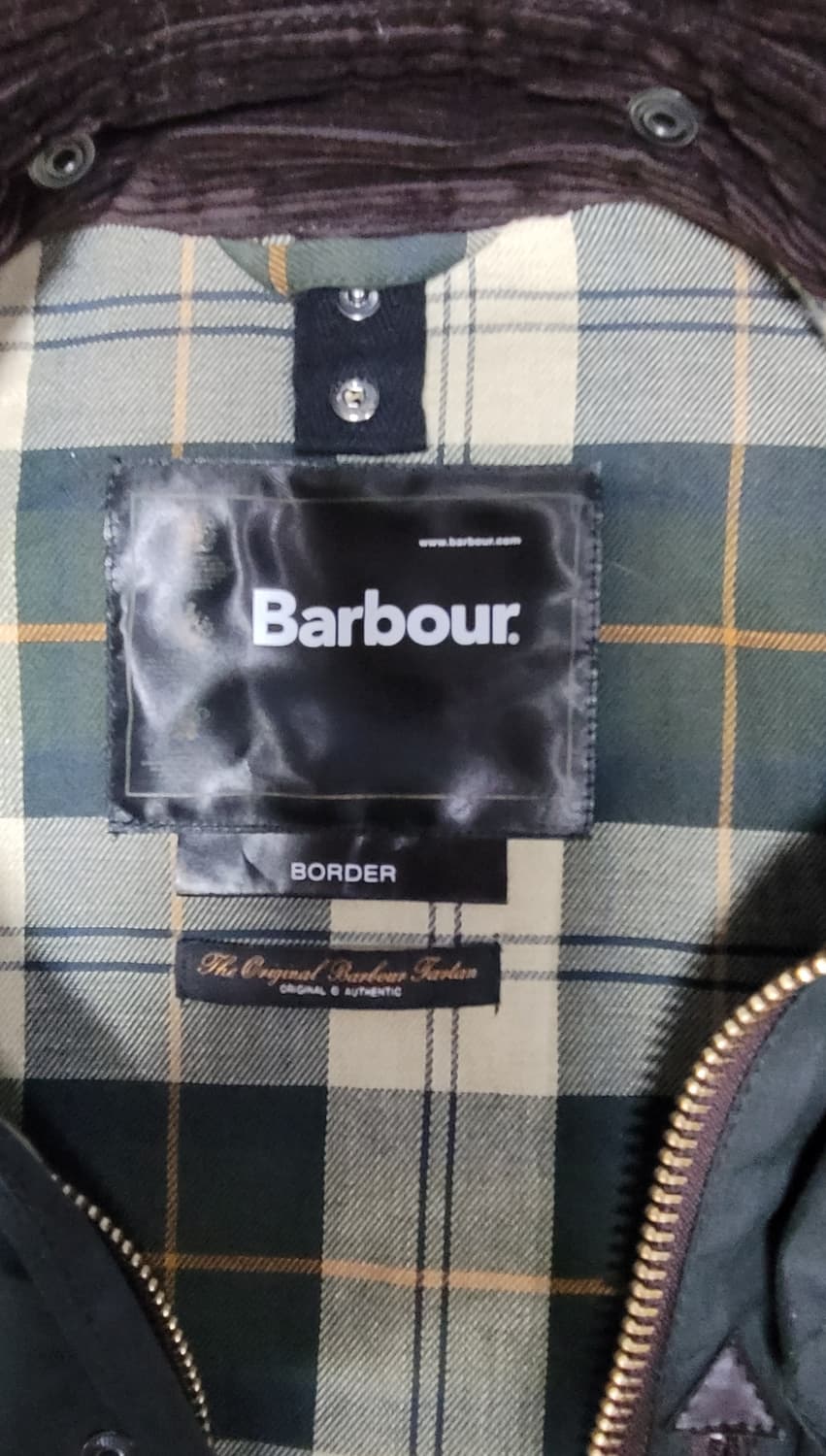 바버 보더 왁스 자켓 세이지 40 상품이미지3