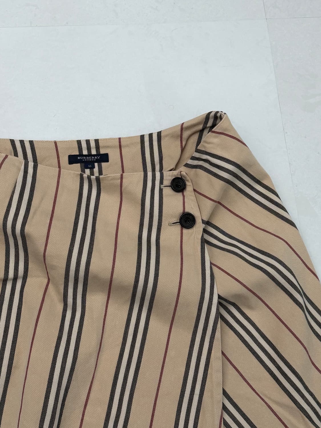 버버리 스트라이프 랩 스커트 상품이미지5