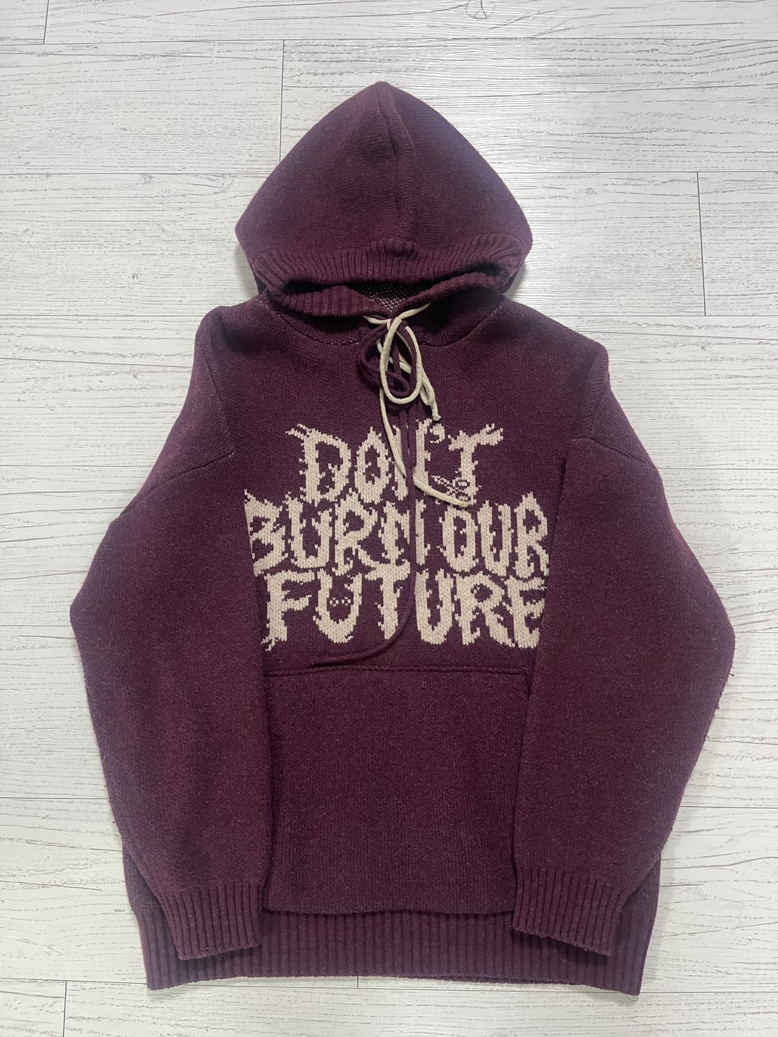 AGOBYAJO DBOF Wool Knit Hoodie 상품이미지1