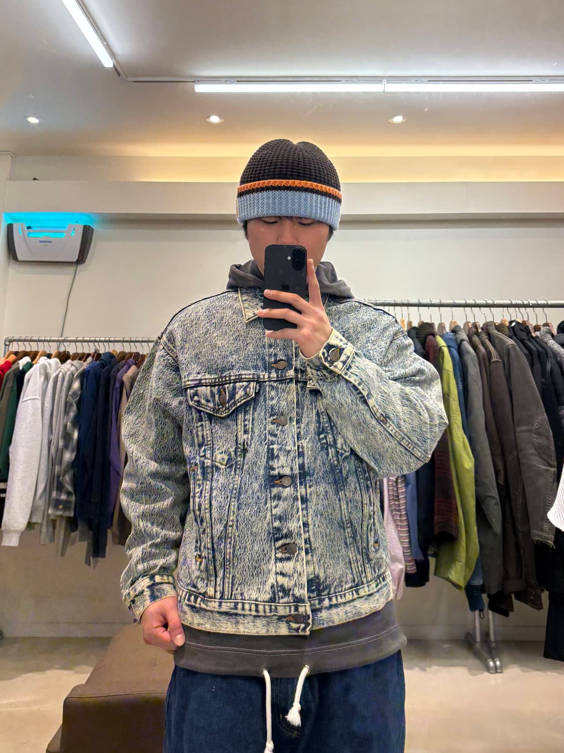 Made in USA 리바이스 70507 0510 아이스워싱 트러커자켓 상품이미지8