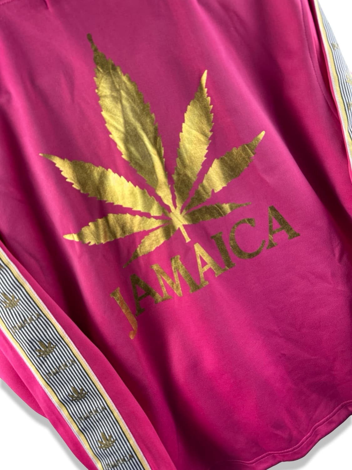 JPN 핑크 골드 Y2K 테이프라인 져지2183 상품이미지5