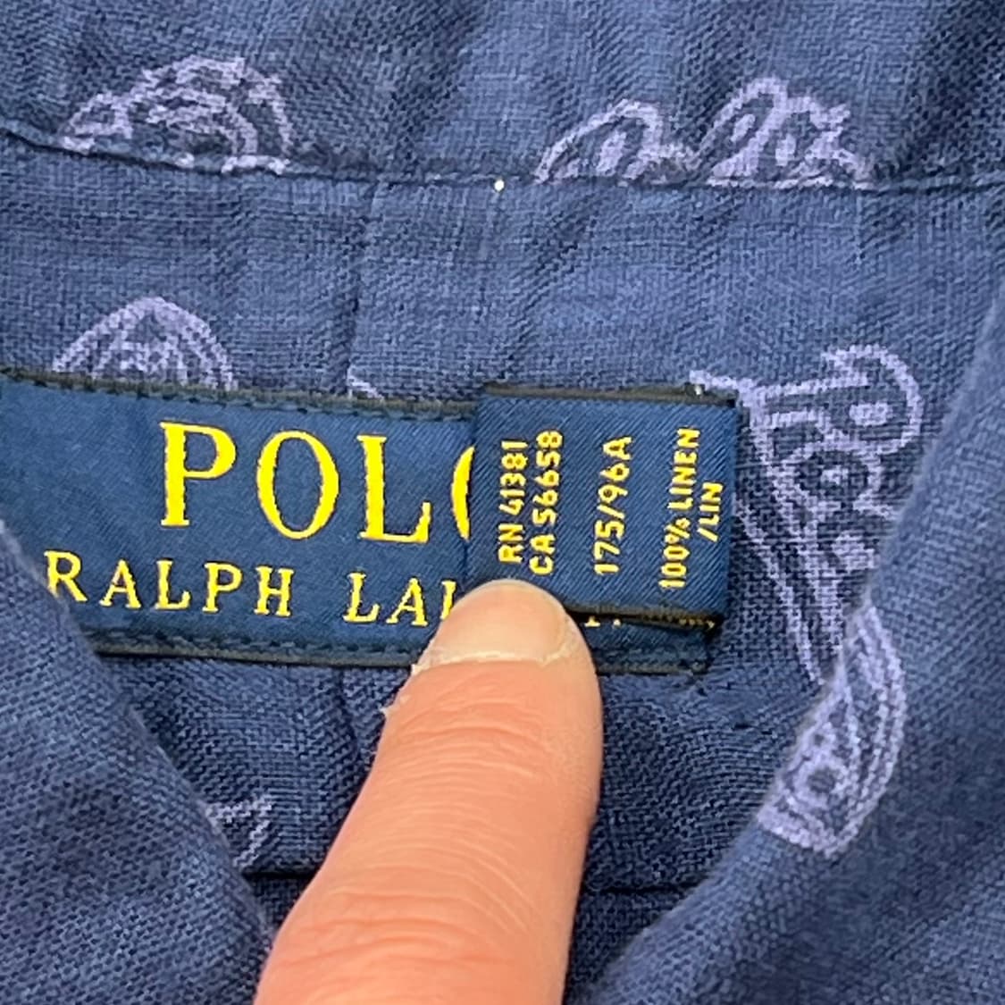 폴로 랄프로렌 패턴 린넨셔츠 r3322 상품이미지6