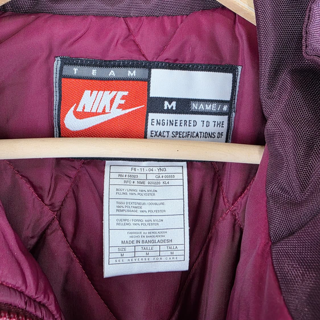 90'S NIKE 플로리다 스테이트 세미놀스 패딩 상품이미지9