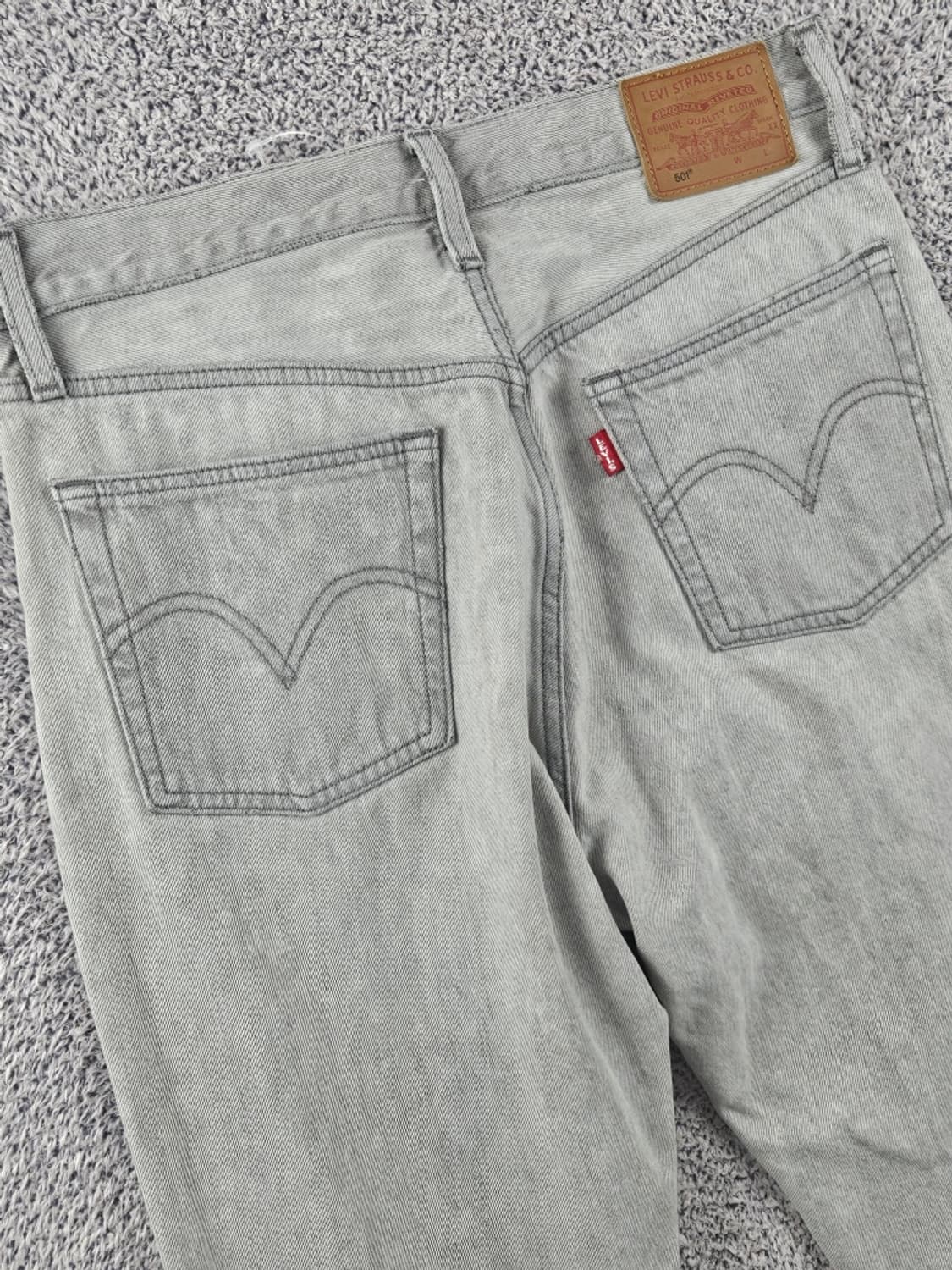 리바이스 501 그레이 진 데님 팬츠 ( 28X26 ) / 10868 상품이미지9