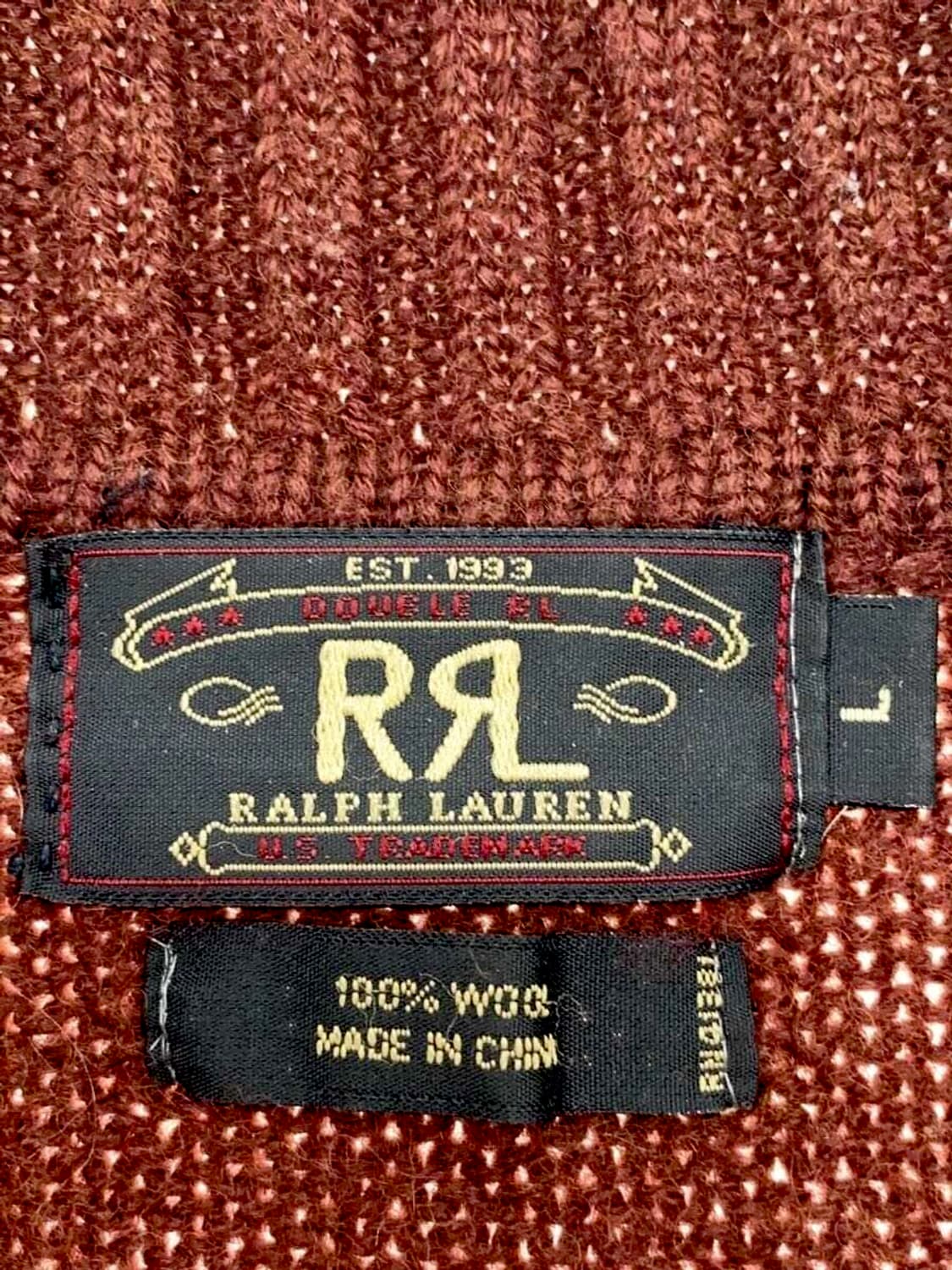 더블알엘 RRL 드라이버즈 울 니트집업 상품이미지5