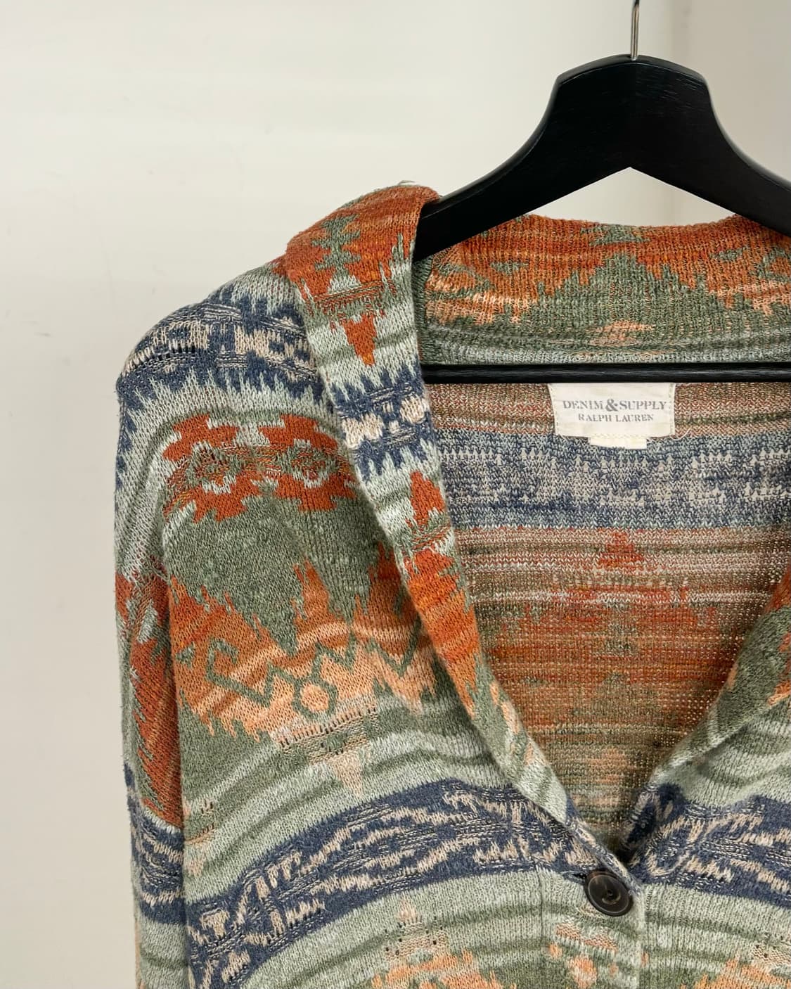 데님앤 서플라이 랄프로렌 아즈텍 패턴 니트 가디건 상품이미지3