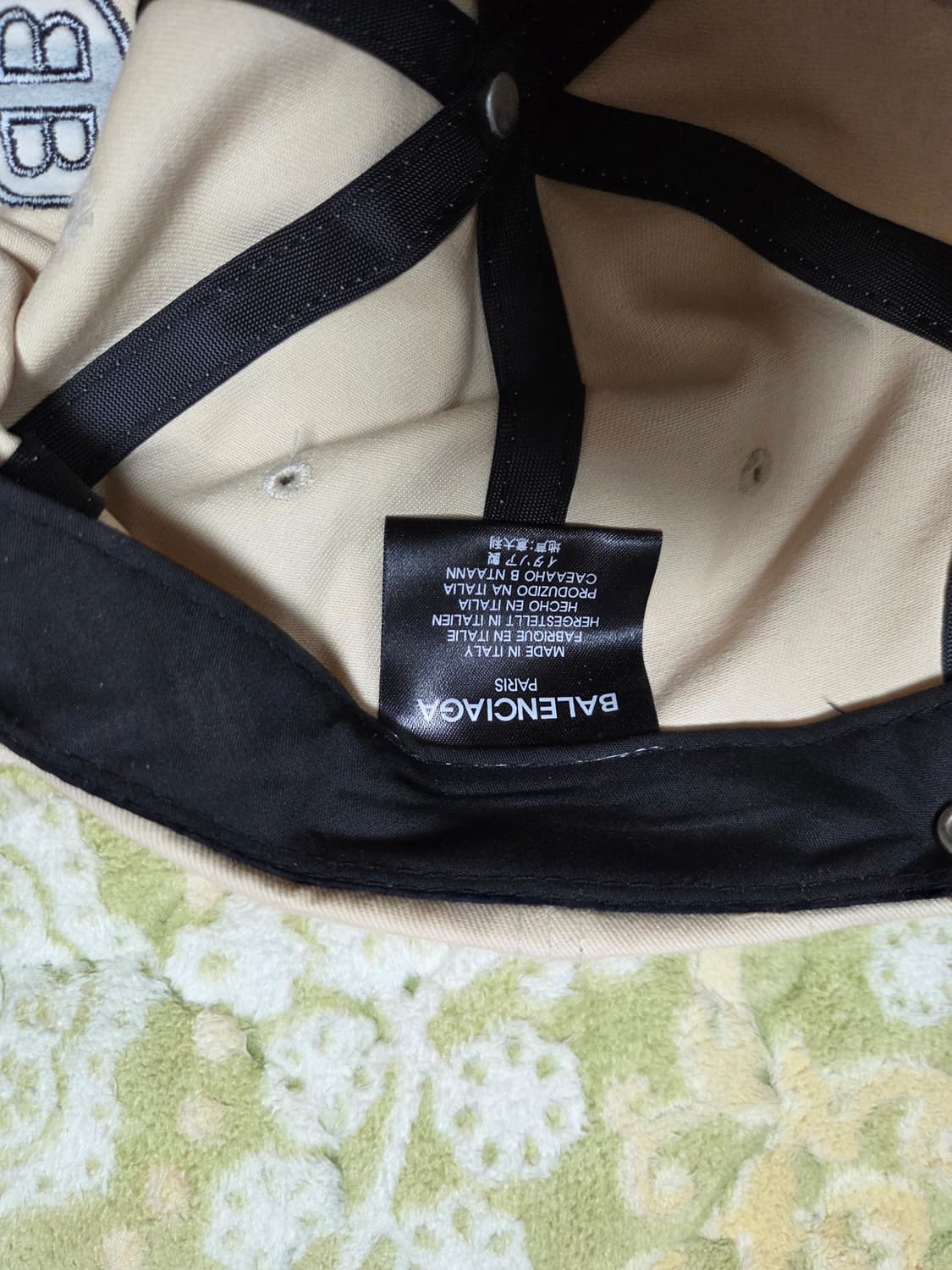 발렌시아가 BB 모드 볼캡 사이즈 조절가능 상품이미지6