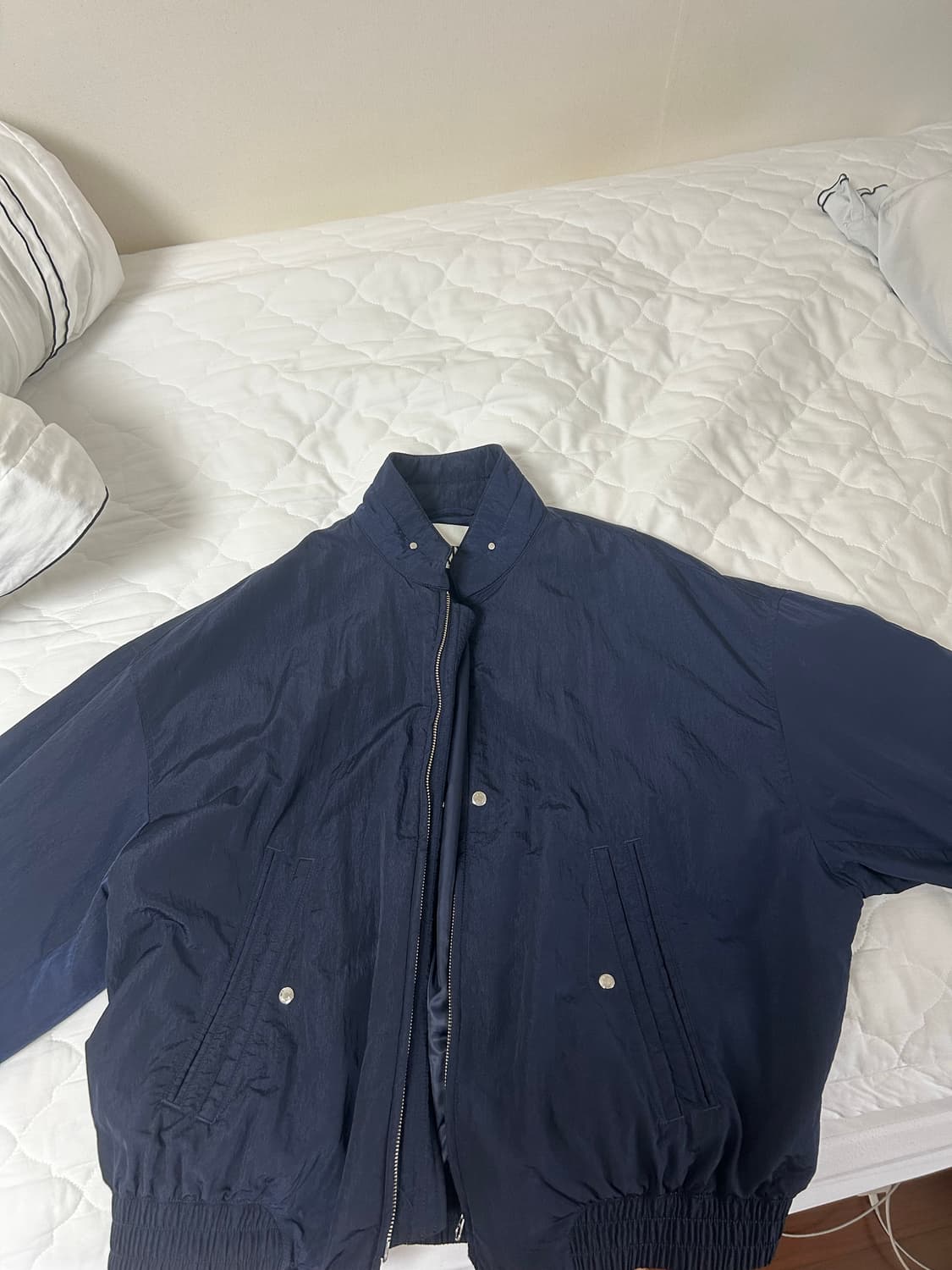 세터 샌티 나일론 오버사이즈 블루종 MA-1 네이비 XL 상품이미지7